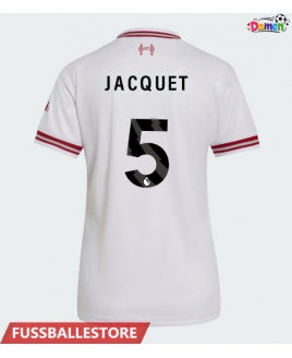 Günstige Liverpool Jeremy Jacquet #5 Auswärtstrikot Damen 2026-27 Kurzarm